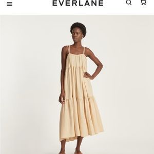 NWT Everlane Billow Tiered Maxi Dress